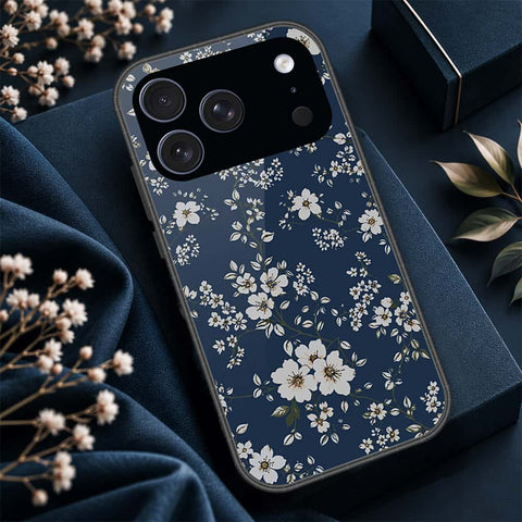 iPhone 17 Pro - ONation Botanical Bloom Series - HQ Ultra Shine Premium Infinity Glass Soft Silicon Borders Case