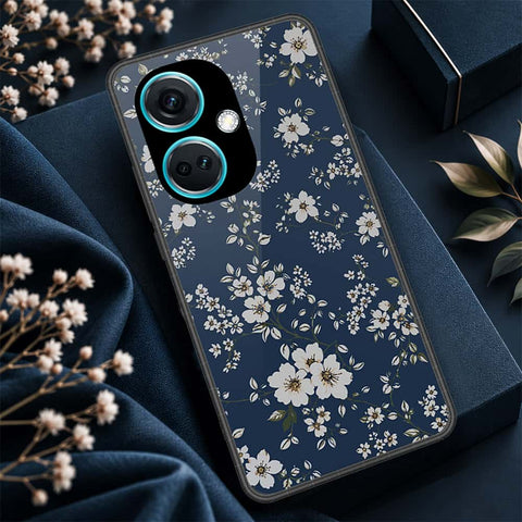 OnePlus Nord N30 Cover - ONation Botanical Bloom Series - HQ Ultra Shine Premium Infinity Glass Soft Silicon Borders Case