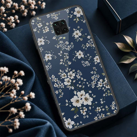 Xiaomi Redmi Note 9 Pro Cover - ONation Botanical Bloom Series - HQ Ultra Shine Premium Infinity Glass Soft Silicon Borders Case