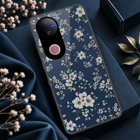 Vivo T4R Cover - ONation Botanical Bloom Series - HQ Ultra Shine Premium Infinity Glass Soft Silicon Borders Case