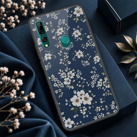 Huawei P Smart Z Cover - ONation Botanical Bloom Series - HQ Ultra Shine Premium Infinity Glass Soft Silicon Borders Case
