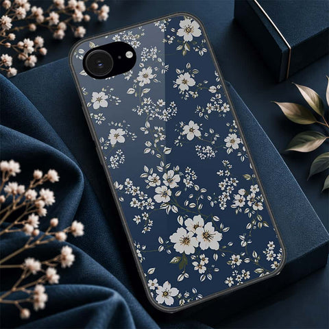 iPhone 18e Cover - ONation Botanical Bloom Series - HQ Ultra Shine Premium Infinity Glass Soft Silicon Borders Case