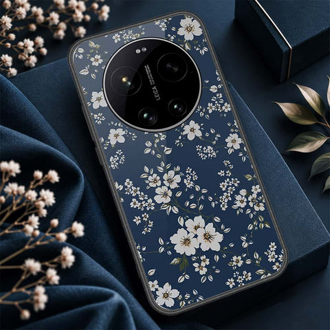 Xiaomi 17 Ultra Cover - ONation Botanical Bloom Series - HQ Ultra Shine Premium Infinity Glass Soft Silicon Borders Case