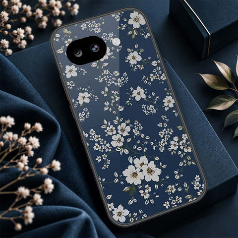 Google Pixel 10a Cover - ONation Botanical Bloom Series - HQ Ultra Shine Premium Infinity Glass Soft Silicon Borders Case