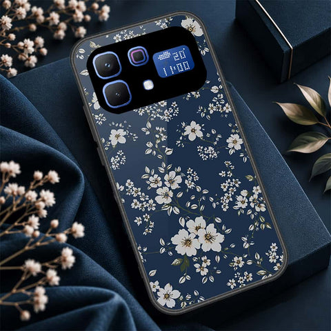 Infinix Note 60 Cover - ONation Botanical Bloom Series - HQ Ultra Shine Premium Infinity Glass Soft Silicon Borders Case