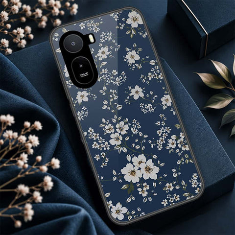 Xiaomi Redmi A7 Pro 5G Cover - ONation Botanical Bloom Series - HQ Ultra Shine Premium Infinity Glass Soft Silicon Borders Case
