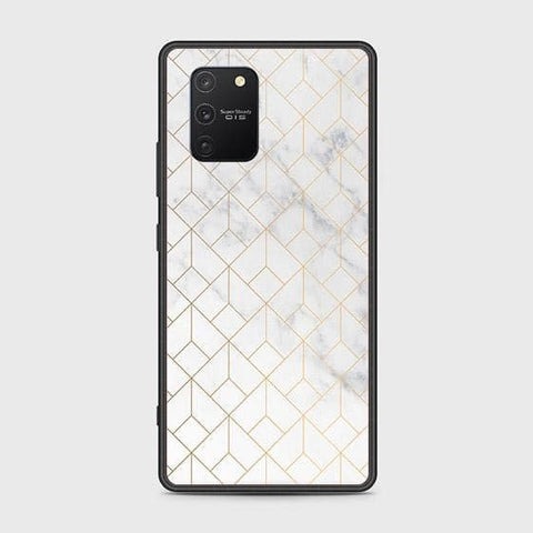 Samsung Galaxy M80s Cover - White Marble Series 2 - HQ Ultra Shine Premium Infinity Glass Soft Silicon Borders Case