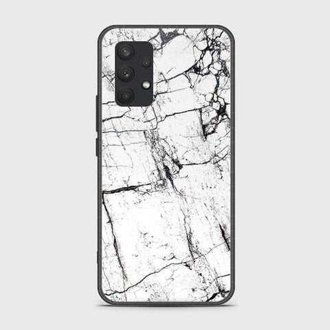 Samsung Galaxy A32 4G Cover - White Marble Series 2 - HQ Premium Shine Durable Shatterproof Case
