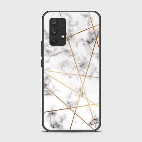 Samsung Galaxy A32 4G Cover - White Marble Series 2 - HQ Premium Shine Durable Shatterproof Case