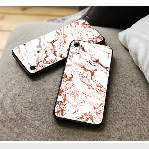 Xiaomi Redmi 9 Cover - White Marble Series 2 - HQ Ultra Shine Premium Infinity Glass Soft Silicon Borders Case