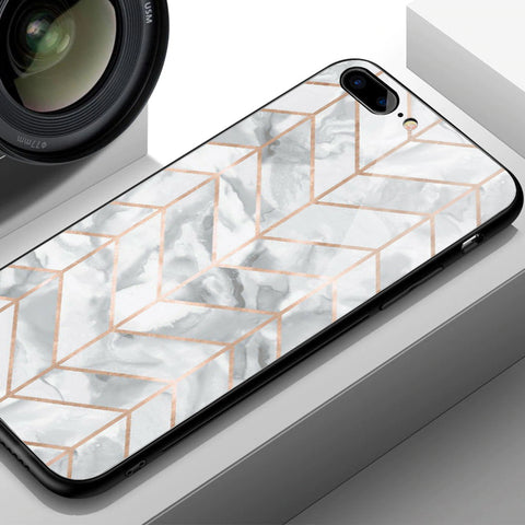 iPhone 14 Pro Cover - White Marble Series 2 - HQ Ultra Shine Premium Infinity Glass Soft Silicon Borders Case