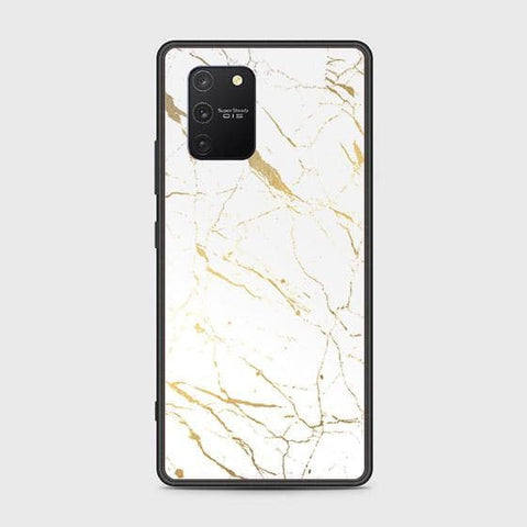 Samsung Galaxy M80s Cover - White Marble Series 2 - HQ Ultra Shine Premium Infinity Glass Soft Silicon Borders Case