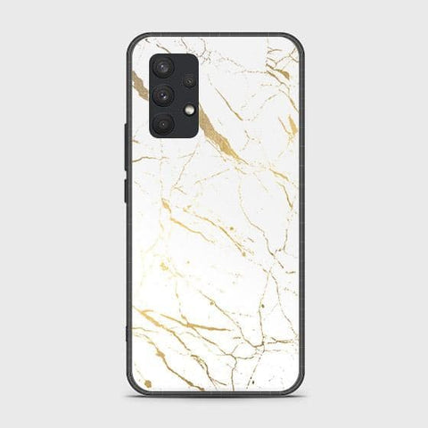 Samsung Galaxy A32 4G Cover - White Marble Series 2 - HQ Premium Shine Durable Shatterproof Case