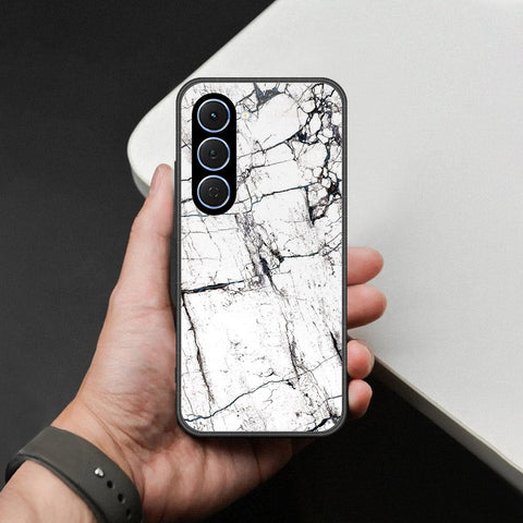 Tecno Spark 40 Pro Cover - White Marble Series 2 - HQ Ultra Shine Premium Infinity Glass Soft Silicon Borders Case