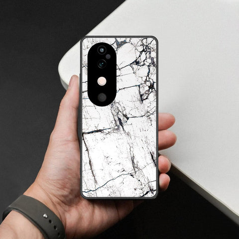 Vivo S19 Pro Cover - White Marble Series 2 - HQ Ultra Shine Premium Infinity Glass Soft Silicon Borders Case