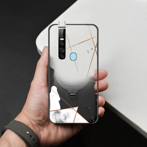 Tecno Camon 15 Premier Cover - White Marble Series 2 - HQ Ultra Shine Premium Infinity Glass Soft Silicon Borders Case