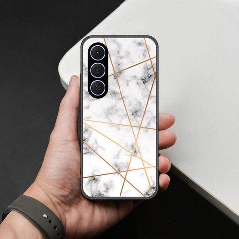 Tecno Spark 40 Pro Cover - White Marble Series 2 - HQ Ultra Shine Premium Infinity Glass Soft Silicon Borders Case