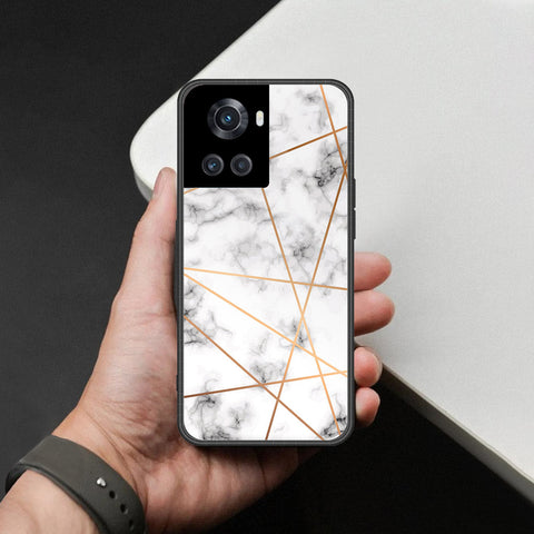 OnePlus 3T Cover - White Marble Series 2 - HQ Ultra Shine Premium Infinity Glass Soft Silicon Borders Case