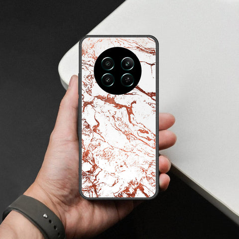 Realme P1 Speed Cover - White Marble Series 2 - HQ Ultra Shine Premium Infinity Glass Soft Silicon Borders Case
