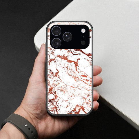 iPhone 18 Pro Max - White Marble Series 2 - HQ Ultra Shine Premium Infinity Glass Soft Silicon Borders Case