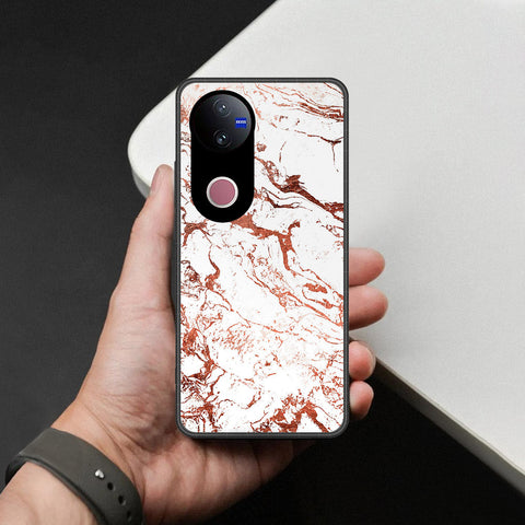 Vivo iQOO Z10R (india)  Cover - White Marble Series 2 - HQ Ultra Shine Premium Infinity Glass Soft Silicon Borders Case