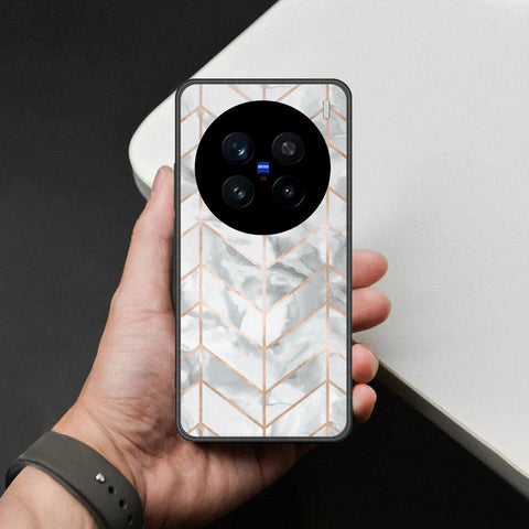 Realme C75x Cover - White Marble Series 2 - HQ Ultra Shine Premium Infinity Glass Soft Silicon Borders Case