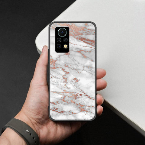 Infinix Note 11s Cover - White Marble Series 2 - HQ Ultra Shine Premium Infinity Glass Soft Silicon Borders Case