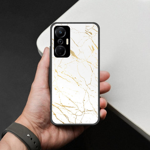 Infinix Hot 20S Cover - White Marble Series 2 - HQ Ultra Shine Premium Infinity Glass Soft Silicon Borders Case