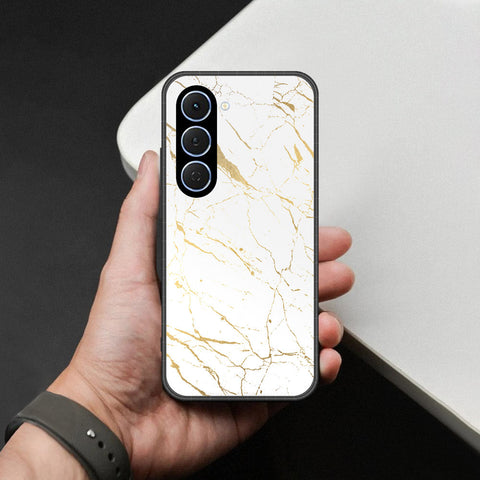 Tecno Spark 40 Pro Cover - White Marble Series 2 - HQ Ultra Shine Premium Infinity Glass Soft Silicon Borders Case