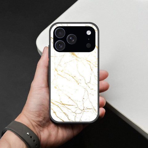iPhone 18 Pro Max - White Marble Series 2 - HQ Ultra Shine Premium Infinity Glass Soft Silicon Borders Case