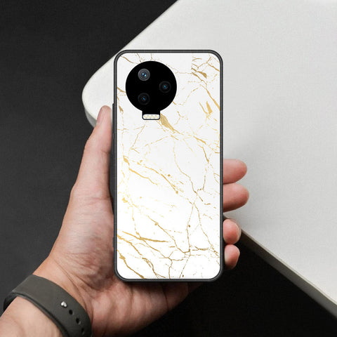 Infinix Note 11 Pro Cover - White Marble Series 2 - HQ Ultra Shine Premium Infinity Glass Soft Silicon Borders Case