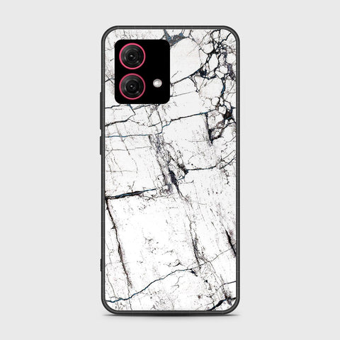 Motorola Moto G84 Cover - White Marble Series 2 - HQ Premium Shine Durable Shatterproof Case