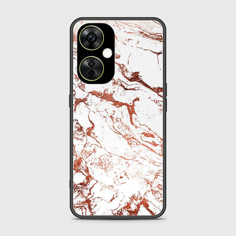 OnePlus Nord CE 3 Cover- White Marble Series 2 - HQ Ultra Shine Premium Infinity Glass Soft Silicon Borders Case
