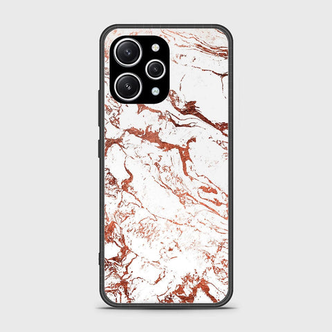 Xiaomi Redmi 12 4G Cover- White Marble Series 2 - HQ Premium Shine Durable Shatterproof Case