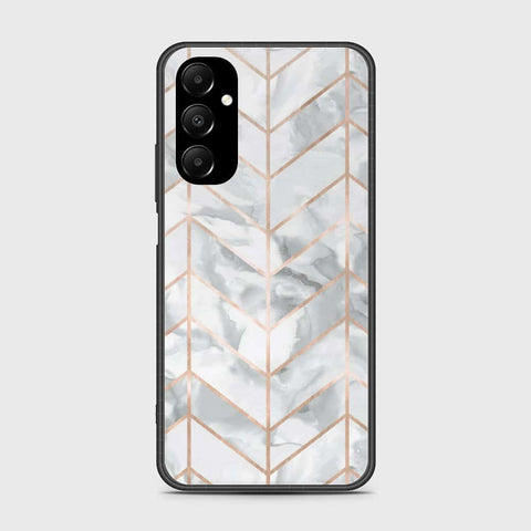 Samsung Galaxy A05s Cover- White Marble Series 2 - HQ Premium Shine Durable Shatterproof Case