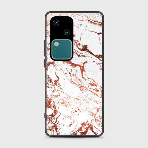 Vivo V30 Cover- White Marble Series 2 - HQ Premium Shine Durable Shatterproof Case