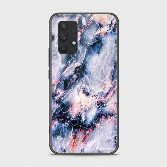 Samsung Galaxy A32 4G Cover - Colorful Marble Series - HQ Ultra Shine Premium Infinity Glass Soft Silicon Borders Case (Fast Delivery)