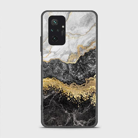 Xiaomi Redmi Note 10 Pro 4G Cover - Colorful Marble Series - D37 - HQ Ultra Shine Premium Infinity Glass Soft Silicon Borders Case ( Fast Delivery )