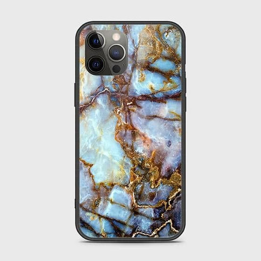 iPhone 12 Pro Max Cover - Colorful Marble Series - D3 - HQ Ultra Shine Premium Infinity Glass Soft Silicon Borders Case ( Fast Delivery )