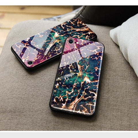 Samsung Galaxy A70s Cover - Colorful Marble Series - HQ Ultra Shine Premium Infinity Glass Soft Silicon Borders Case