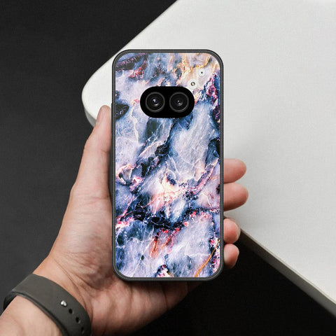 Nothing Phone 2a Cover - Colorful Marble Series - HQ Ultra Shine Premium Infinity Glass Soft Silicon Borders Case