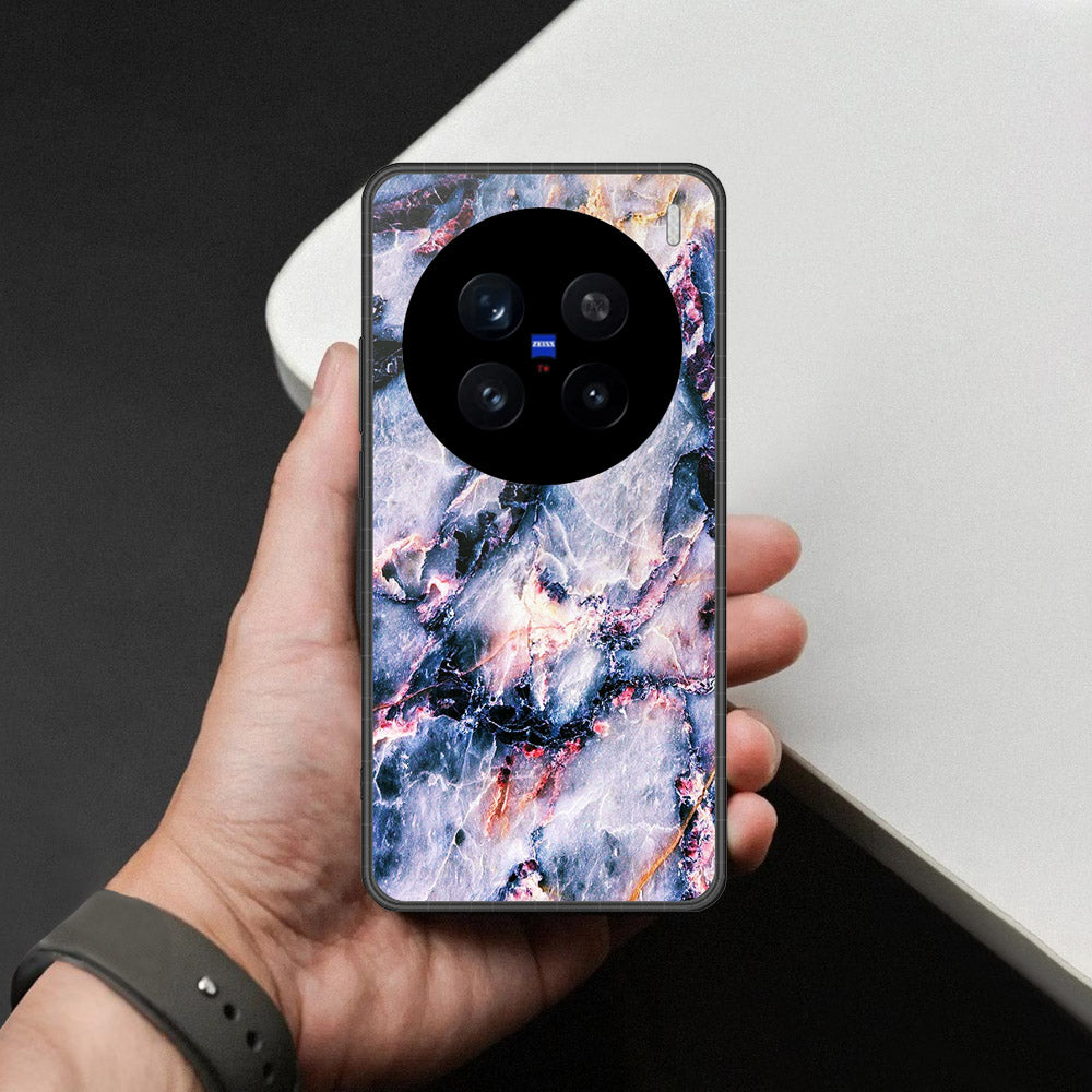 Realme C75x Cover - Colorful Marble Series - HQ Ultra Shine Premium Infinity Glass Soft Silicon Borders Case