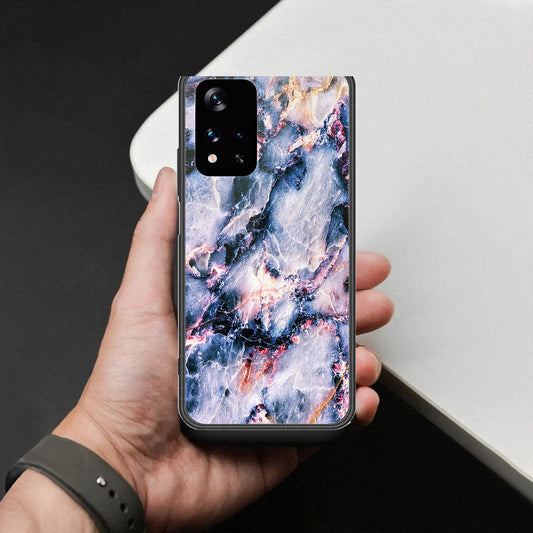 Xiaomi Redmi Note 11 5G Cover - Colorful Marble Series - HQ Ultra Shine Premium Infinity Glass Soft Silicon Borders Case