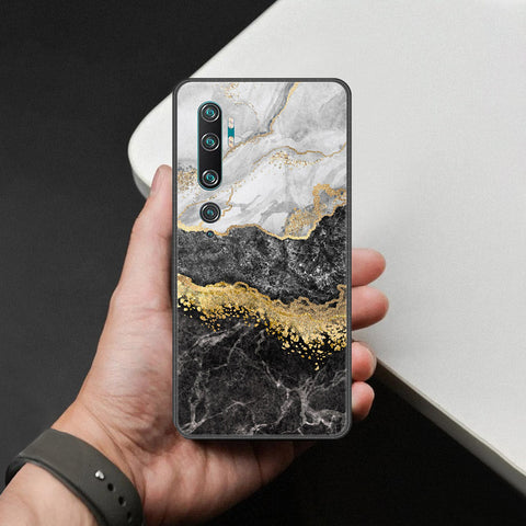 Xiaomi Mi CC9 Pro Cover - Colorful Marble Series - HQ Ultra Shine Premium Infinity Glass Soft Silicon Borders Case