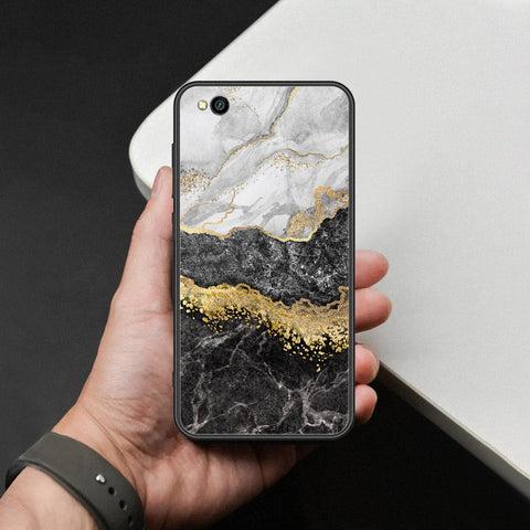 Xiaomi Redmi Go Cover - Colorful Marble Series - HQ Ultra Shine Premium Infinity Glass Soft Silicon Borders Case
