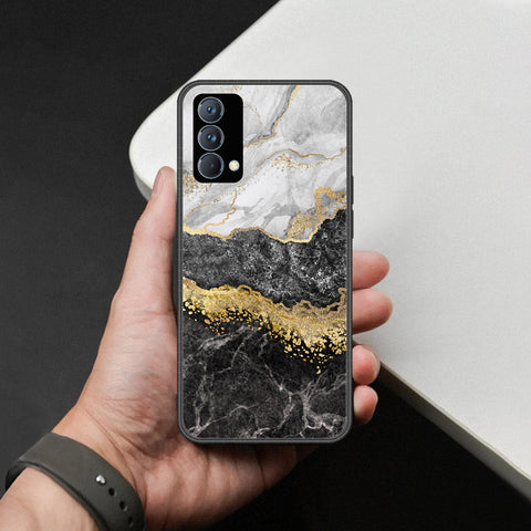 Realme GT Master Cover - Colorful Marble Series - HQ Ultra Shine Premium Infinity Glass Soft Silicon Borders Case