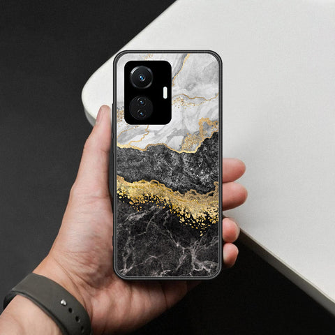 Vivo Y55 4G Cover - Colorful Marble Series - HQ Ultra Shine Premium Infinity Glass Soft Silicon Borders Case