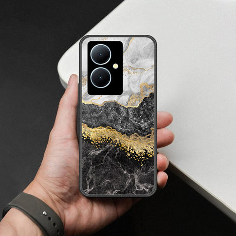 Vivo Y78 Plus 5G Cover - Colorful Marble Series - HQ Ultra Shine Premium Infinity Glass Soft Silicon Borders Case