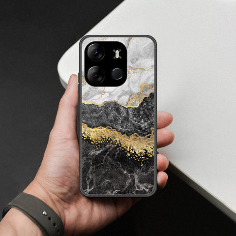Tecno Spark Go 2023 Cover - Colorful Marble Series - HQ Ultra Shine Premium Infinity Glass Soft Silicon Borders Case