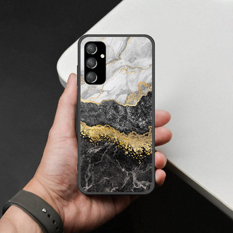 Samsung Galaxy A55 Cover - Colorful Marble Series - HQ Ultra Shine Premium Infinity Glass Soft Silicon Borders Case